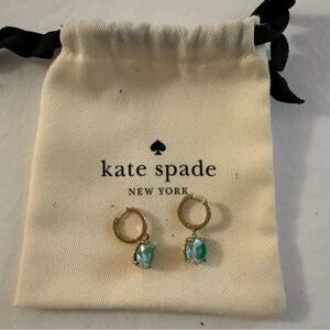 kate spade Gold and Turquoise Earrings